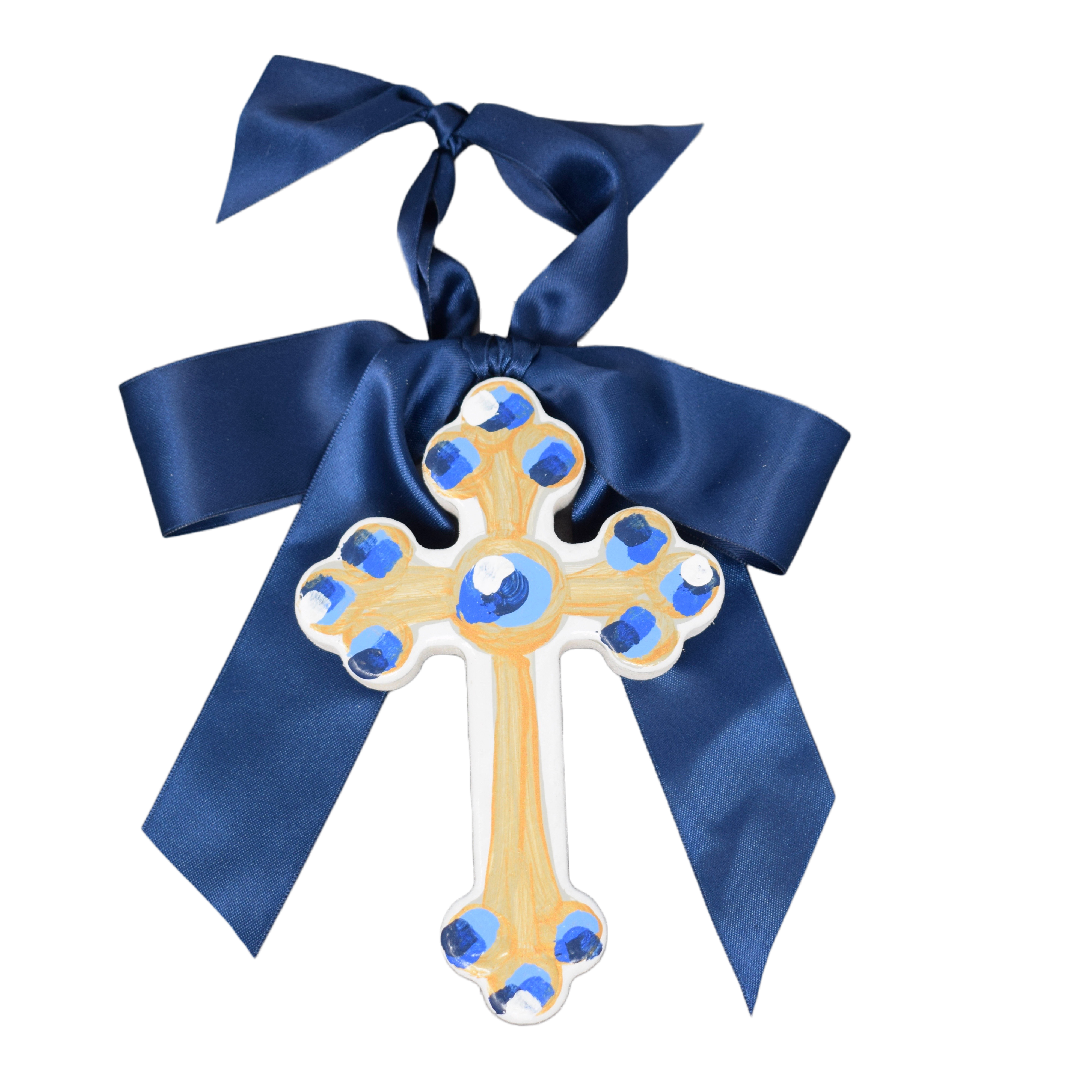 Blue Hallelujah Cross