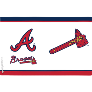 MLB® Atlanta Braves™ - 16oz Tradition Wrap With Travel Lid