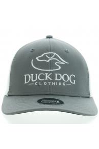 Duck Dog Full Logo Hat - Charcoal/White