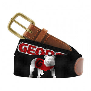 Georgia 2022 Back to Back National Championship Needlepoint Belt (Black)