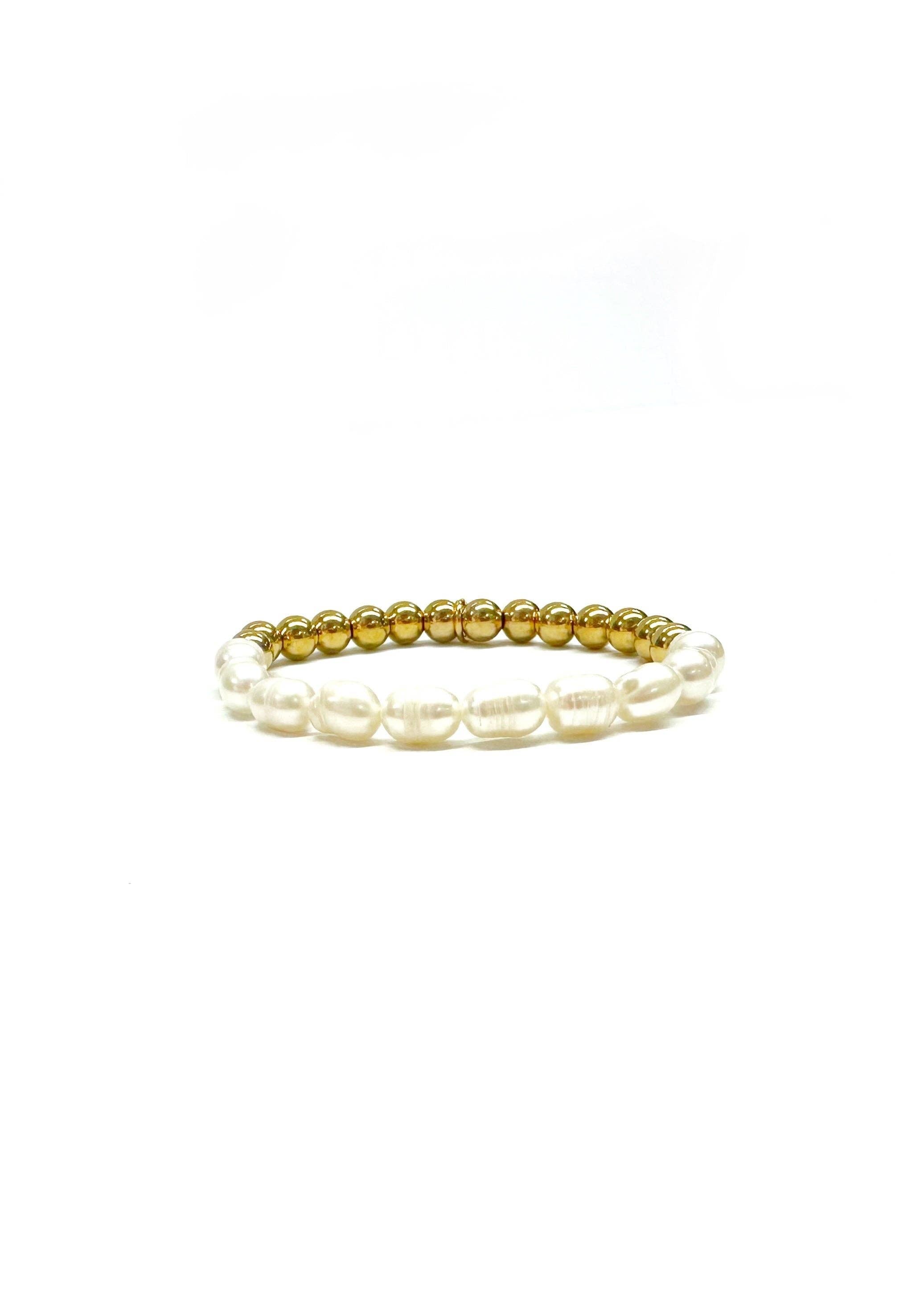 Mulherin Gold & Pearl Bracelet