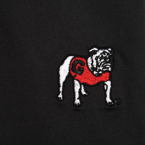Onward Reserve UGA Solid Standing Bulldog Performance Polo in Black