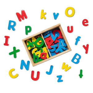 Wooden Letter Alphabet Magnets