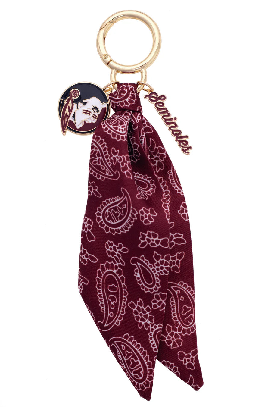 FSU Bandana Bag Charm