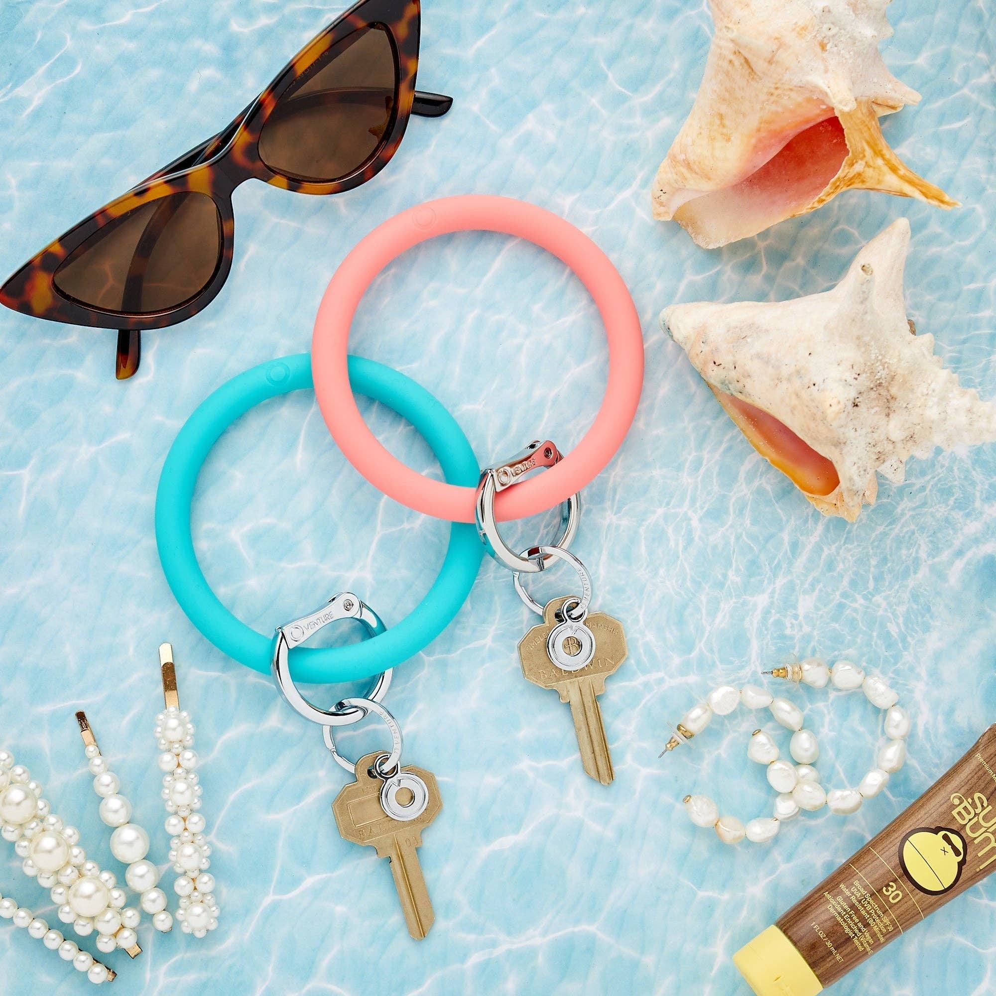 Silicone Big O® Key Ring - Coral Reef | Oventure