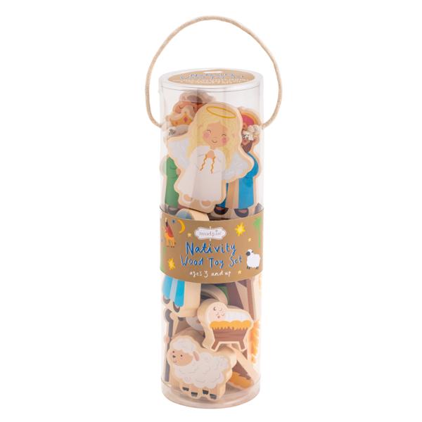 Nativity Wood Toy Set | Mudpie