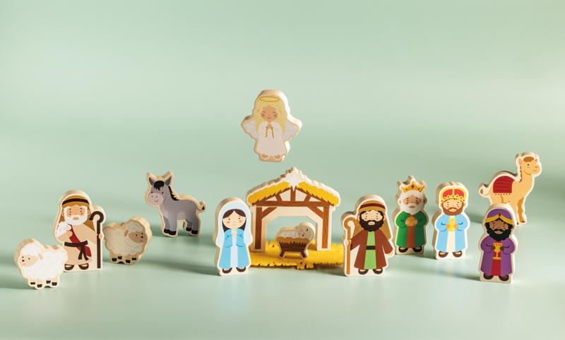 Nativity Wood Toy Set | Mudpie