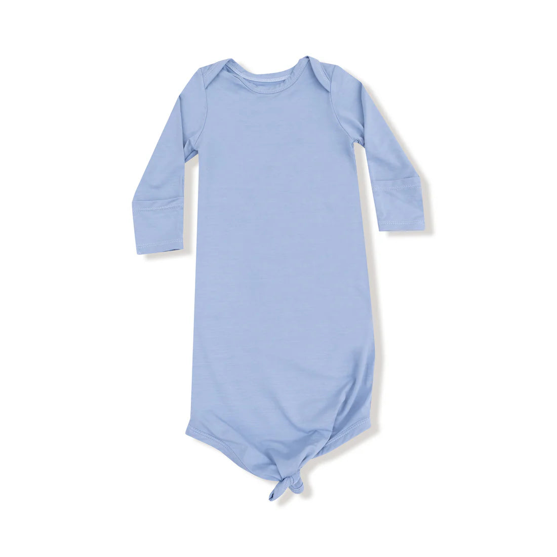 Soft Chambray Knotted Gown 0-3 M | Angel Dear