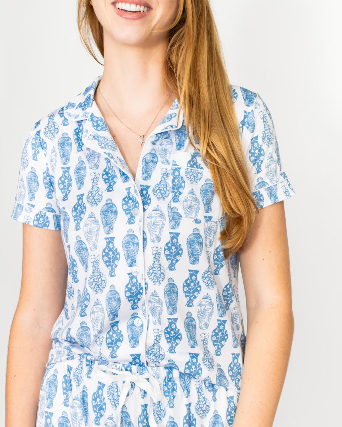 Claire Sleep Shirt - Short Sleeve | Royal Standard