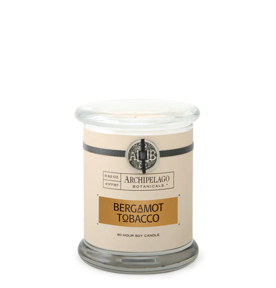 Bergamot Tobacco Jar Candle