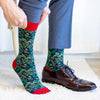 Holly Jolly Socks Navy/Red/Green - Men's
