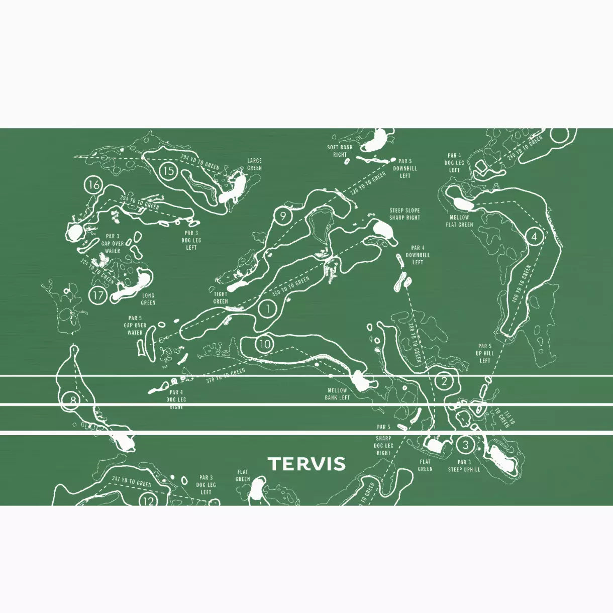 Golf Course Map 20 oz Tumbler | Tervis