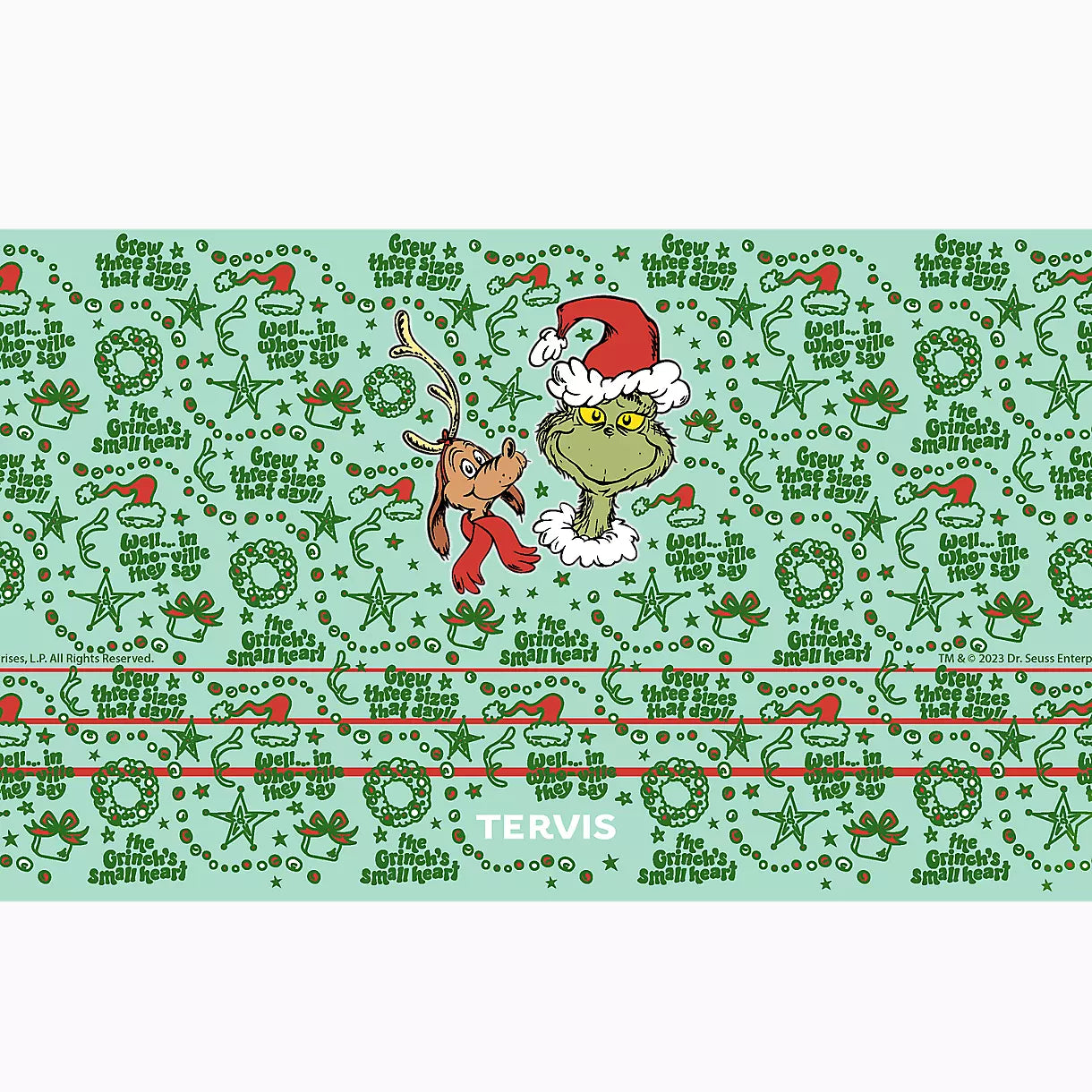 Grinch's Heart Grew 20 oz Tumbler | Tervis