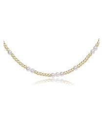 15" Choker Hope Unwritten 3mm Pearl