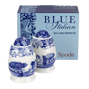Blue Italian Salt and Pepper Shakers