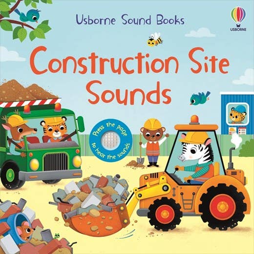 Construction Site Sounds Book