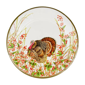 Turkey And Berries Salad Plates - 8 Per Package