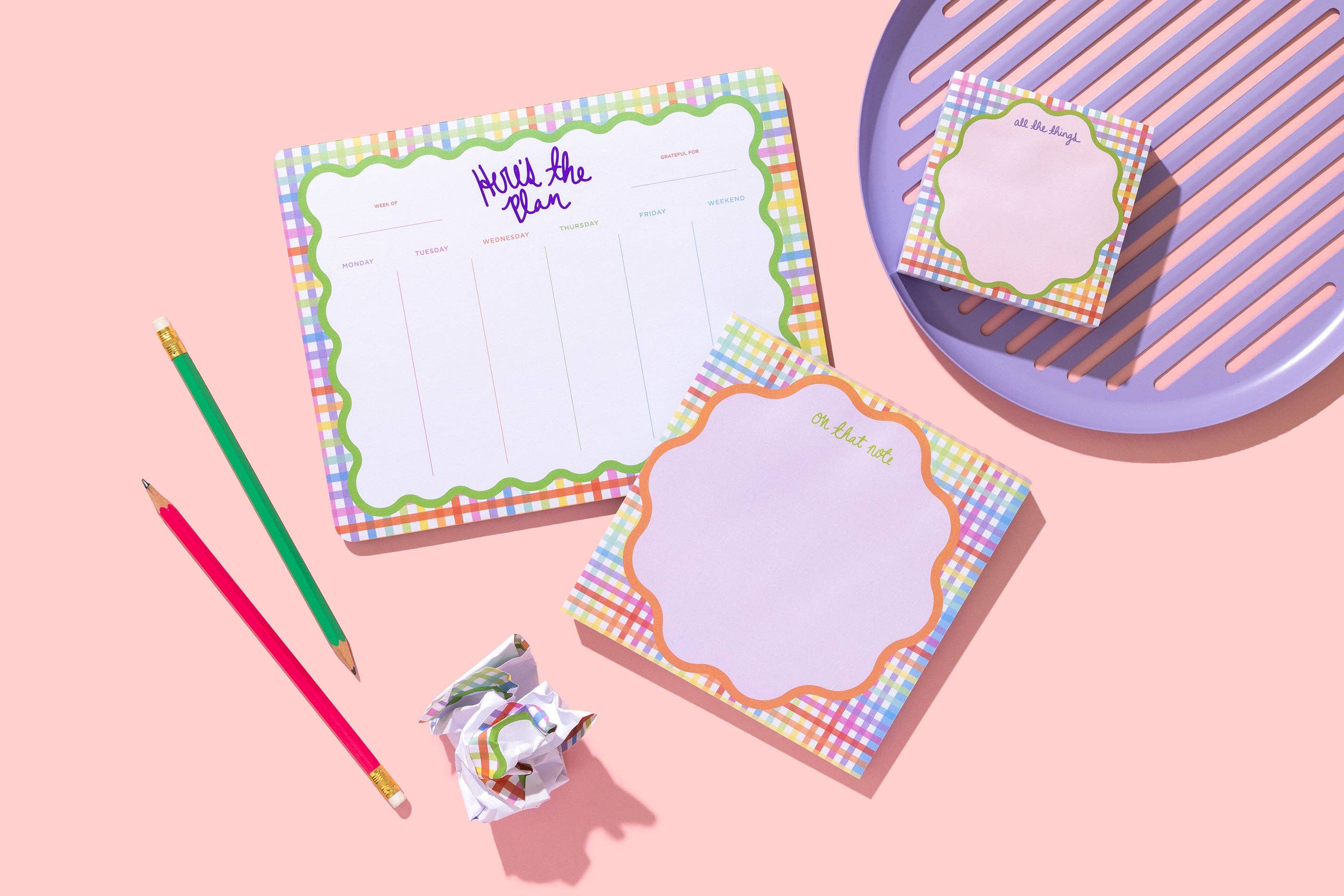 Weekly Planner - "Here's The Plan"