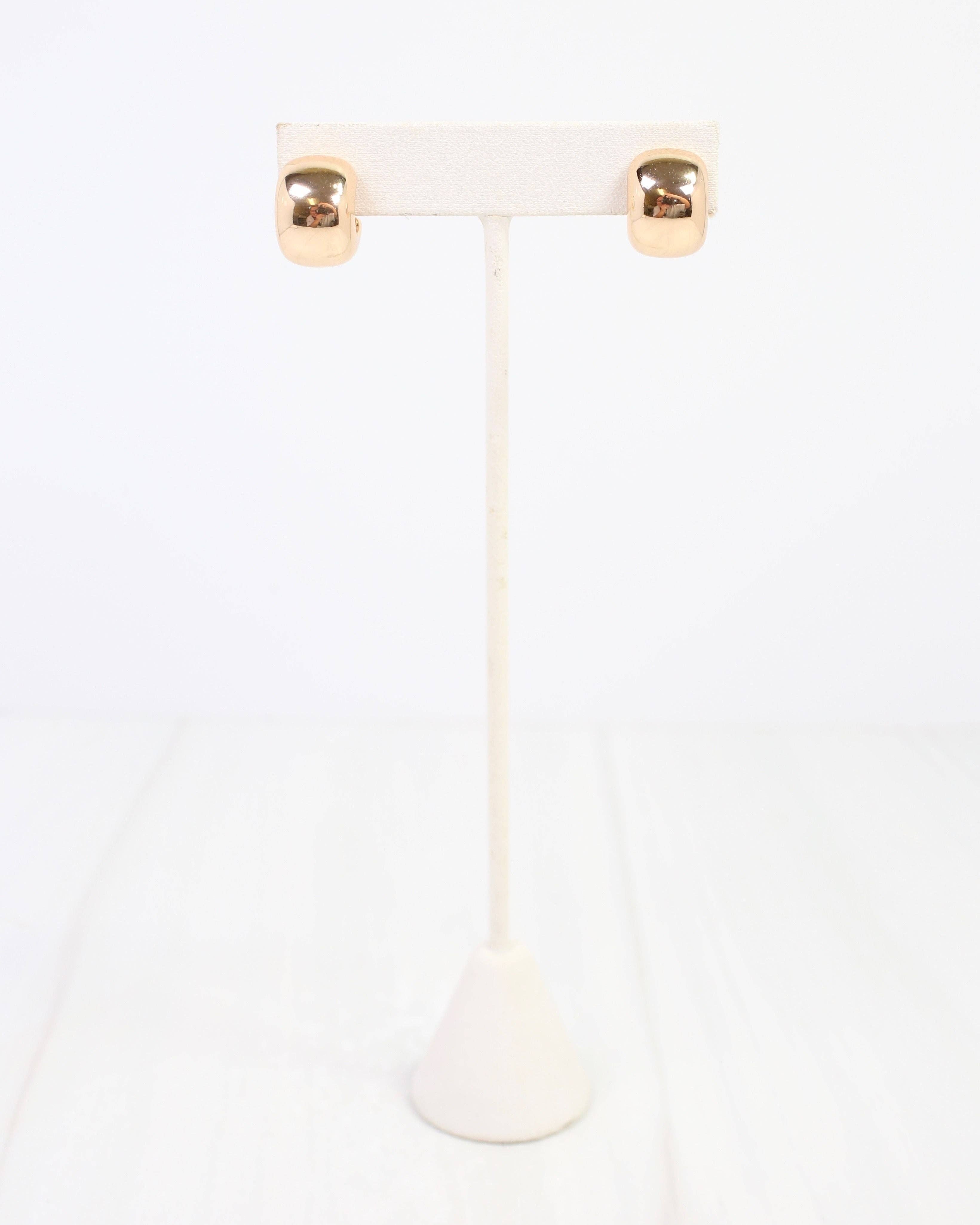 Branford Huggie Hoop Earring Gold