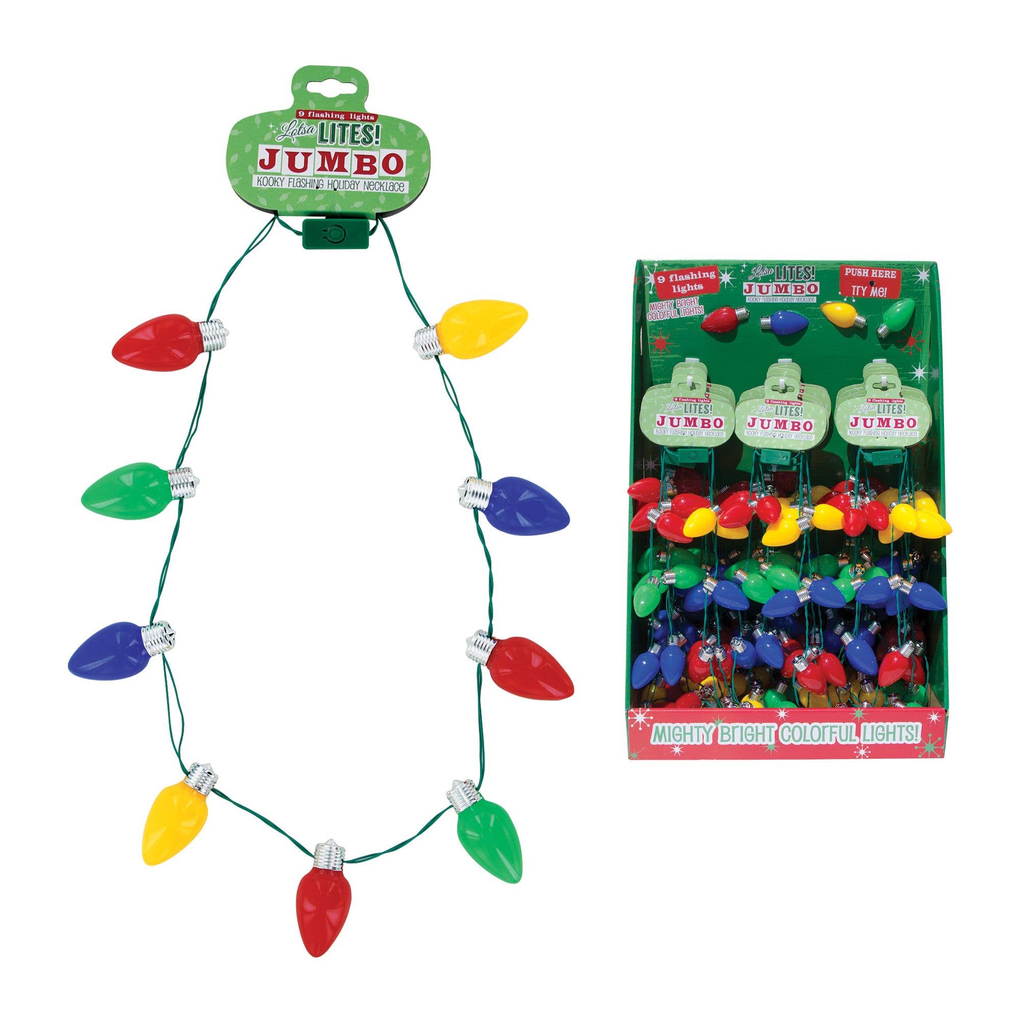 Lotsa Lites! Jumbo Flashing Necklace