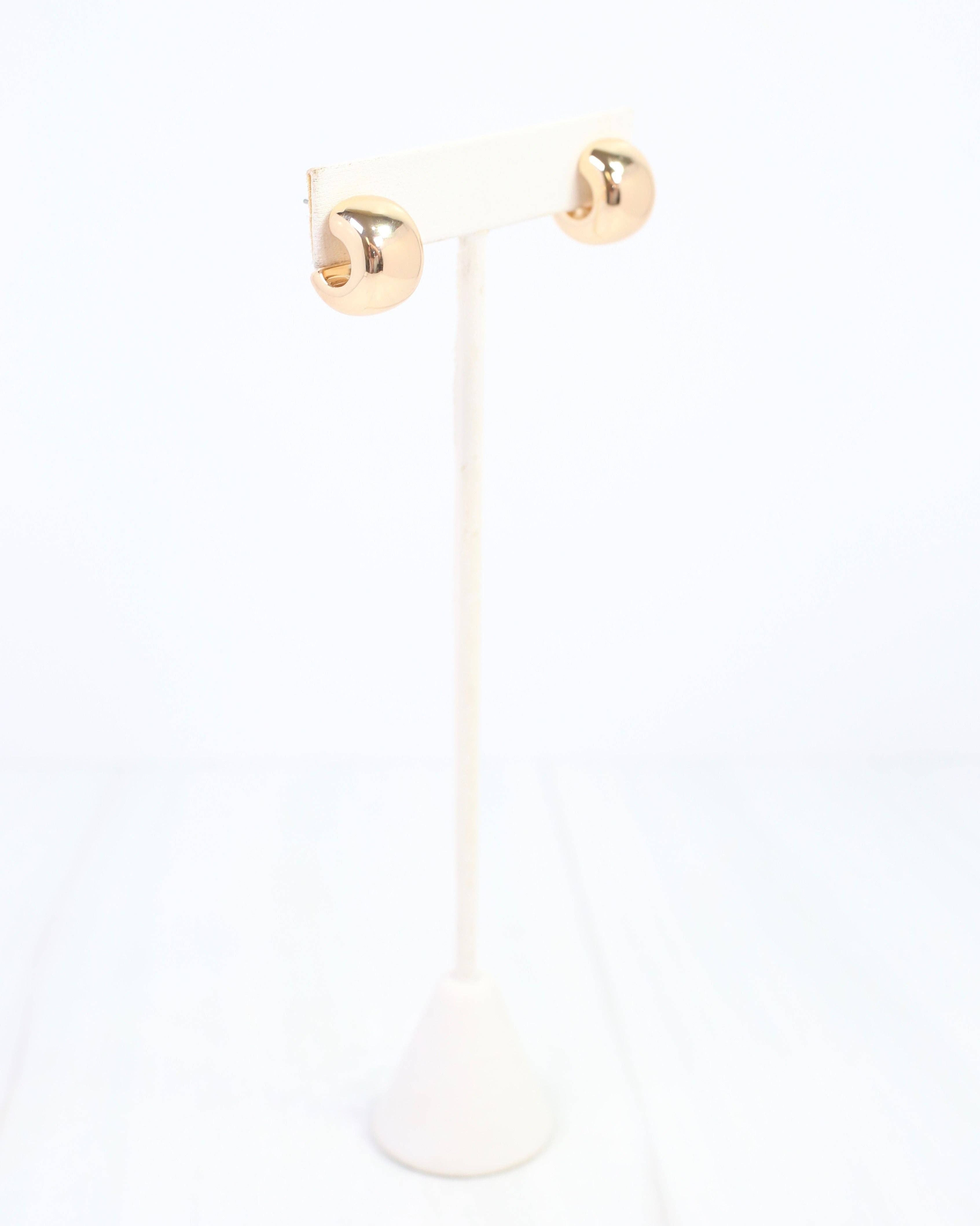 Branford Huggie Hoop Earring Gold