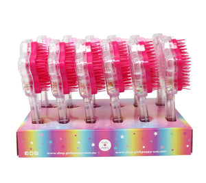 Enchanted Mermaid & Dazzling Butterfly Hair Brush | Pack of 12