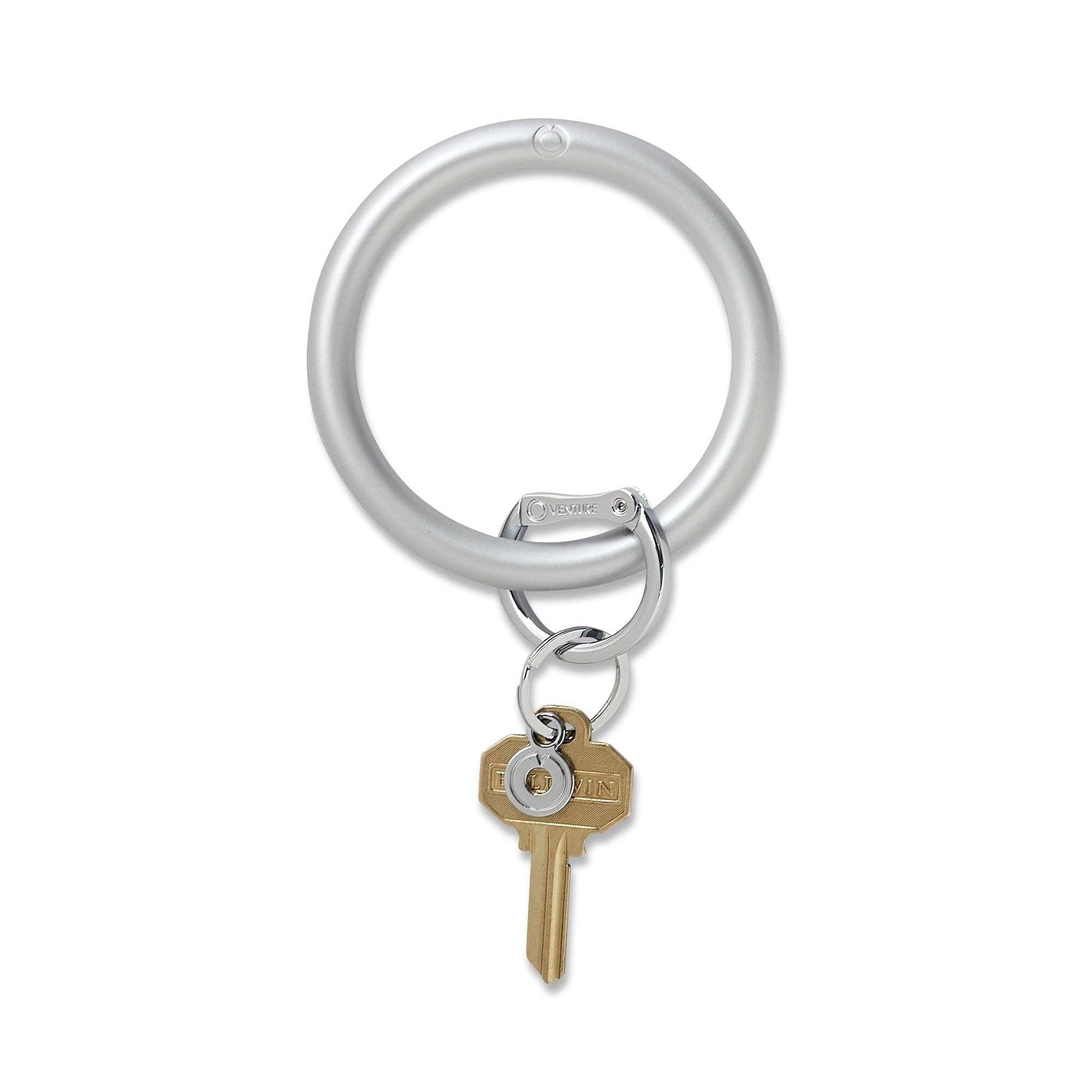 Oventure - Silicone Big O® Key Ring - Solid Quicksilver