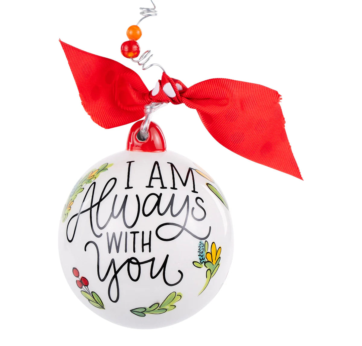 Red Bird Always With You Ornament | Glory Haus