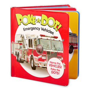 Poke-a-Dot: Emergency Vehicles Board Book