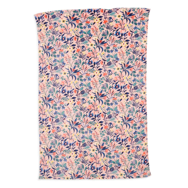 Plush Throw Blanket in Paradise Coral