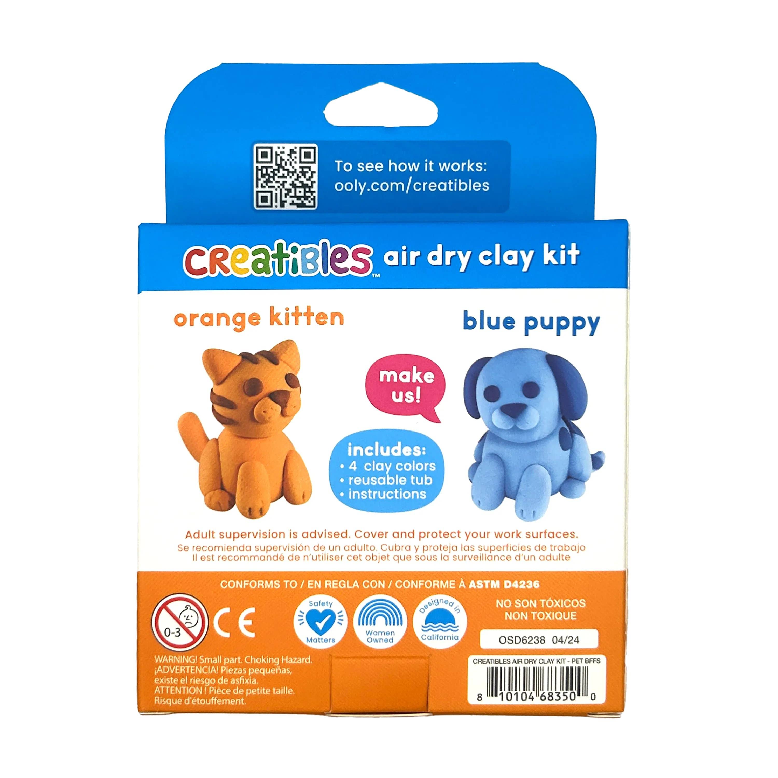 Creatibles D.I.Y. Air-Dry Clay Kit: Pet BFF's