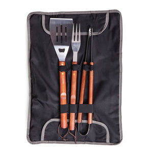 Florida State - 3-Piece BBQ Tote & Grill Set