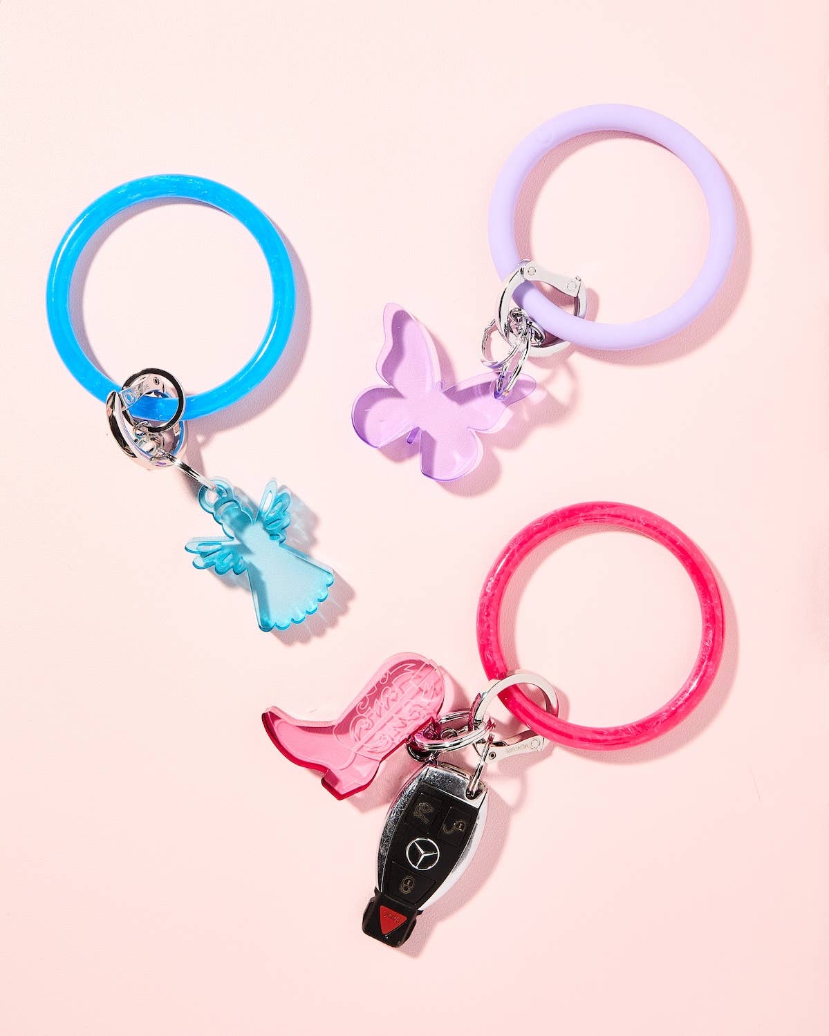 Acrylic Keychains - Purple Butterfly Keychain | Oventure