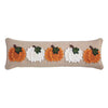 Long Pumpkin Knit Pillow | Mudpie
