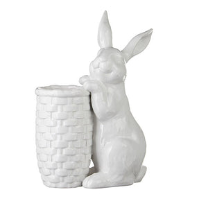 Rabbit Bud Vase 9.75"