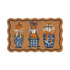 Pumpkin Topiary Doormat | Mud Pie