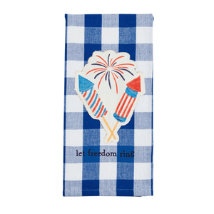 Mud Pie Beaded Americana Towel - Thumbnail 5