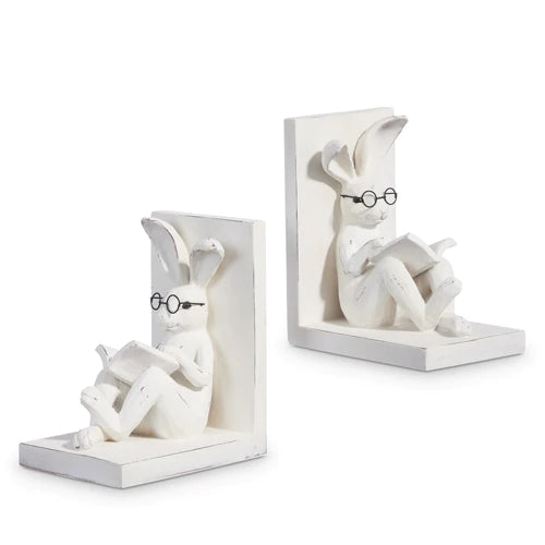 Bunny with Glasses Bookend
