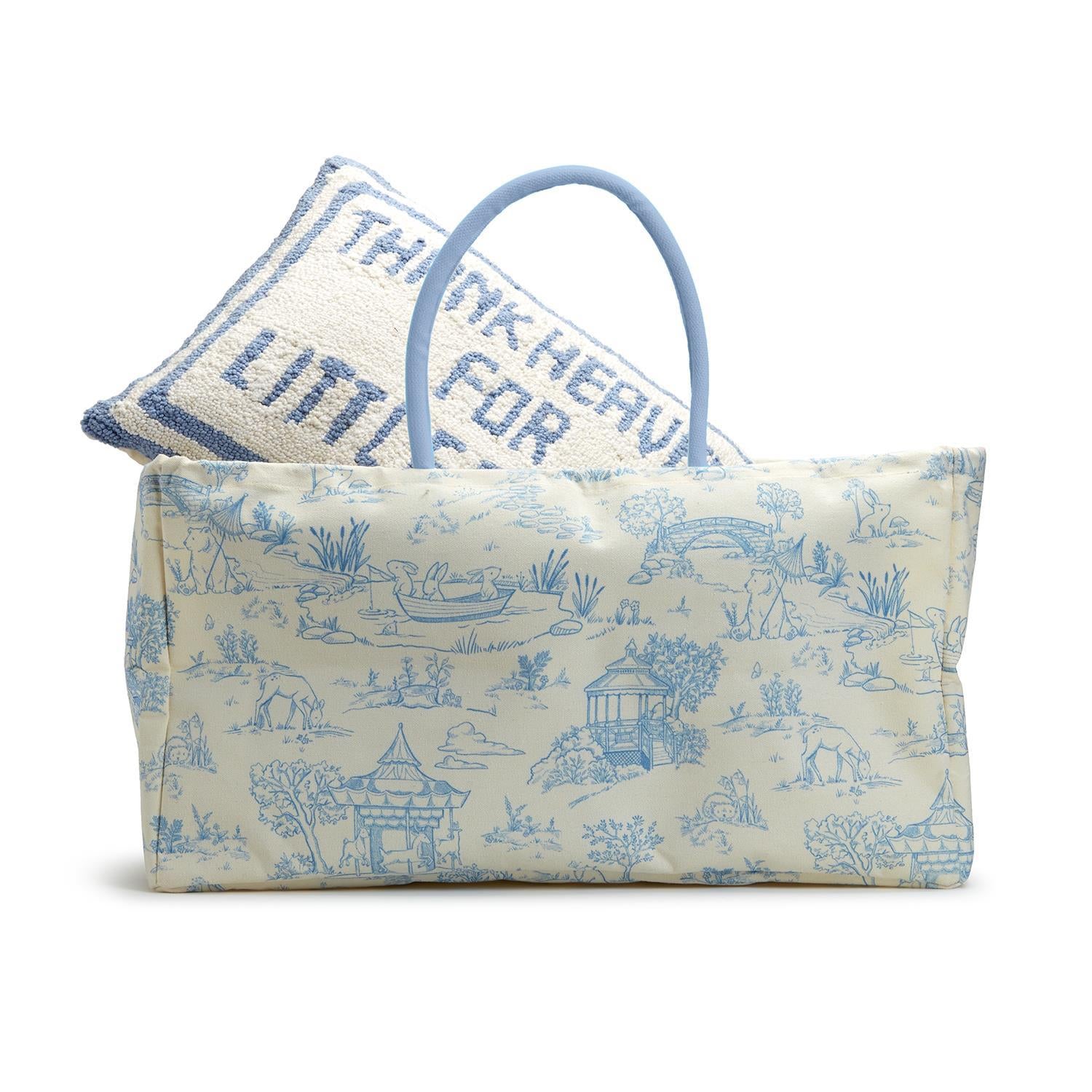 Animal Toile Hamper / Storage Tote