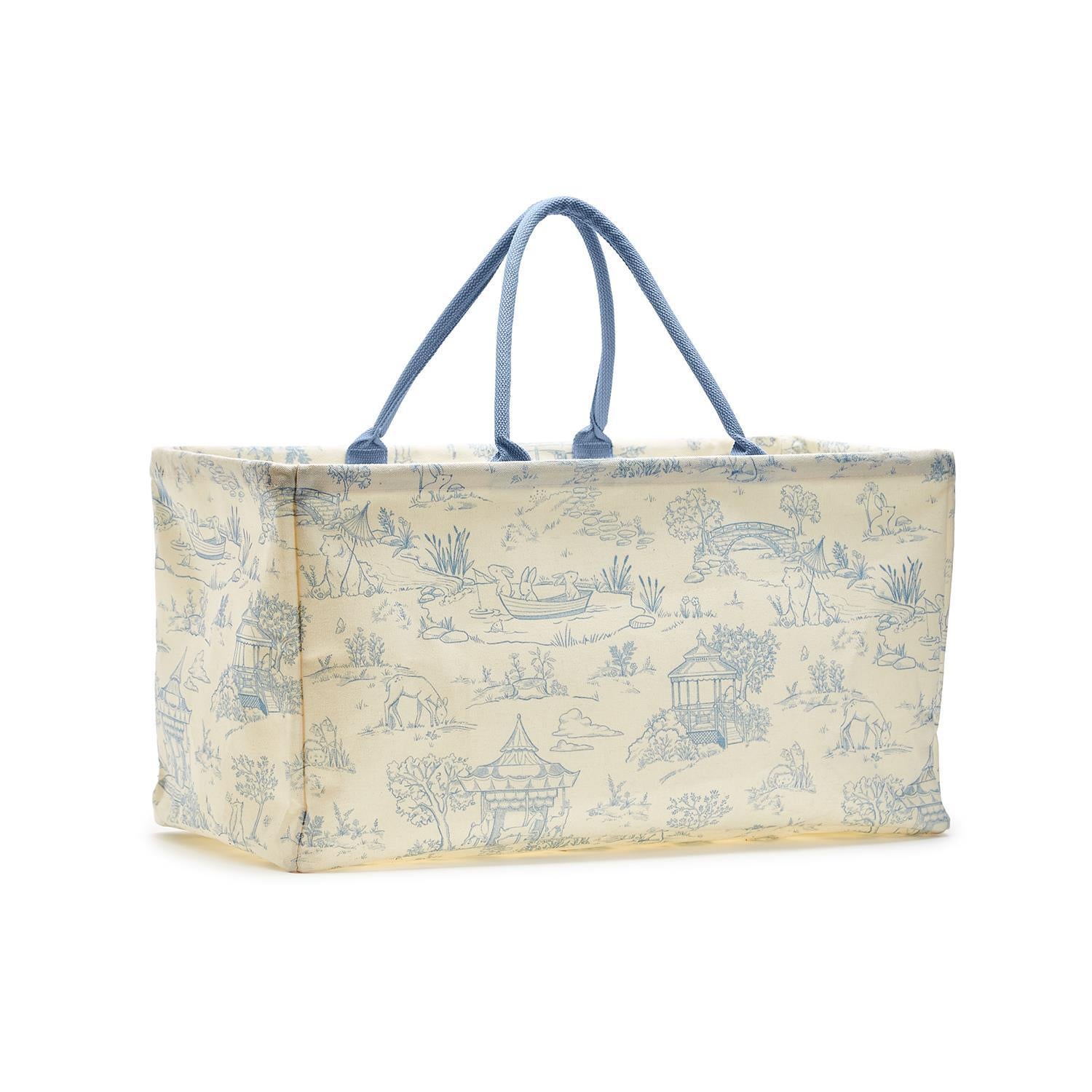 Animal Toile Hamper / Storage Tote