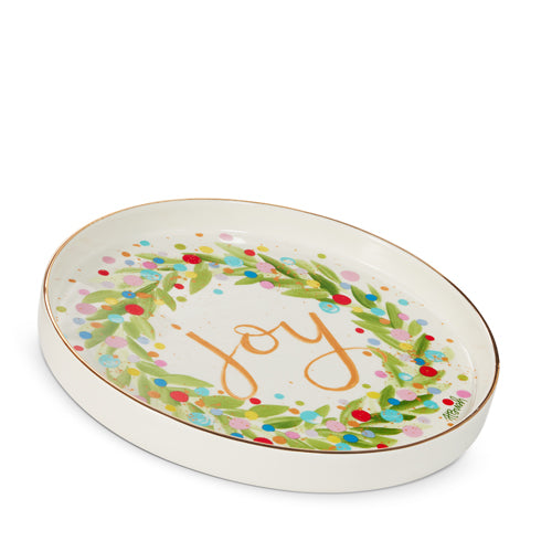 Joy Wreath Plate