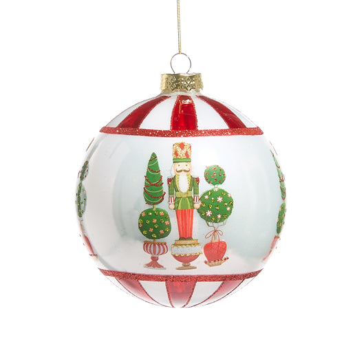 Merry Topiary and Nutcracker Ball Ornament