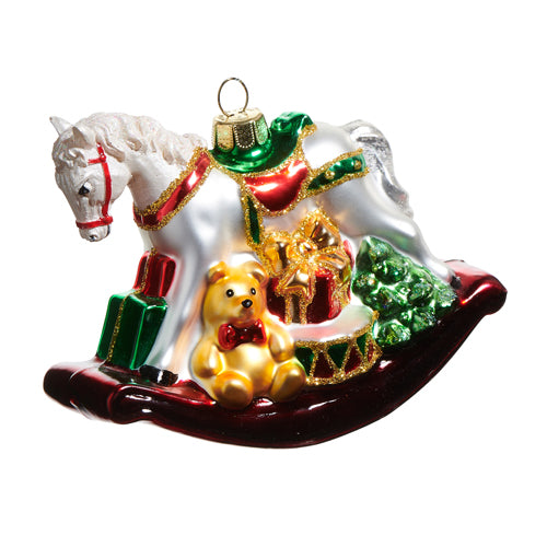 4.5" Rocking Horse Ornament