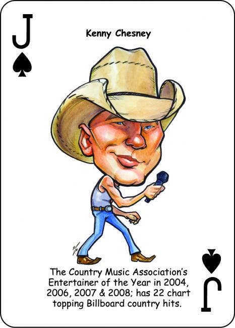 Country Music Legends Playing Cards