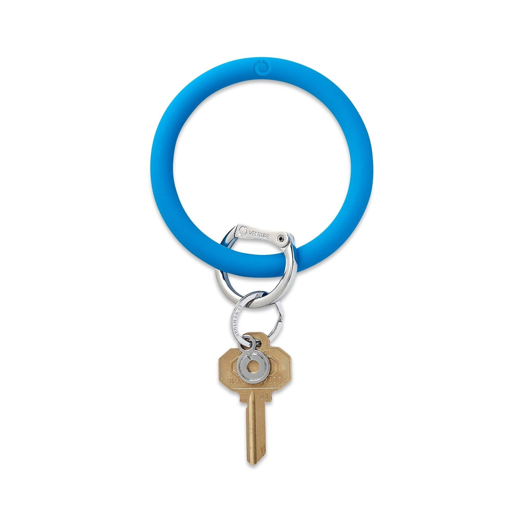 Silicone Big O® Key Ring - Peacock | Oventure