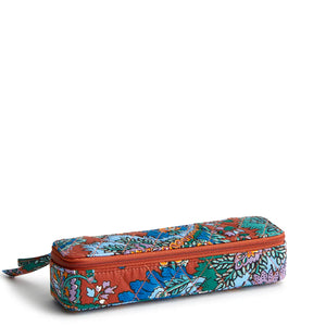 Travel Pill Case- Flowers & Feathers