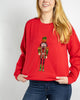 Merry Nutcracker Sequin Sweatshirt Red/Multi / The Royal Standard
