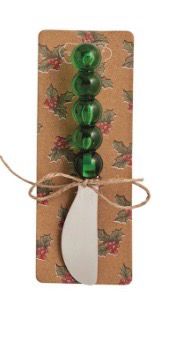 Tartan and Bauble Acrylic Spreaders | Mud Pie