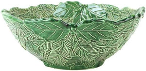 Vietri Lastra Holiday Green Figural Medium Bowl