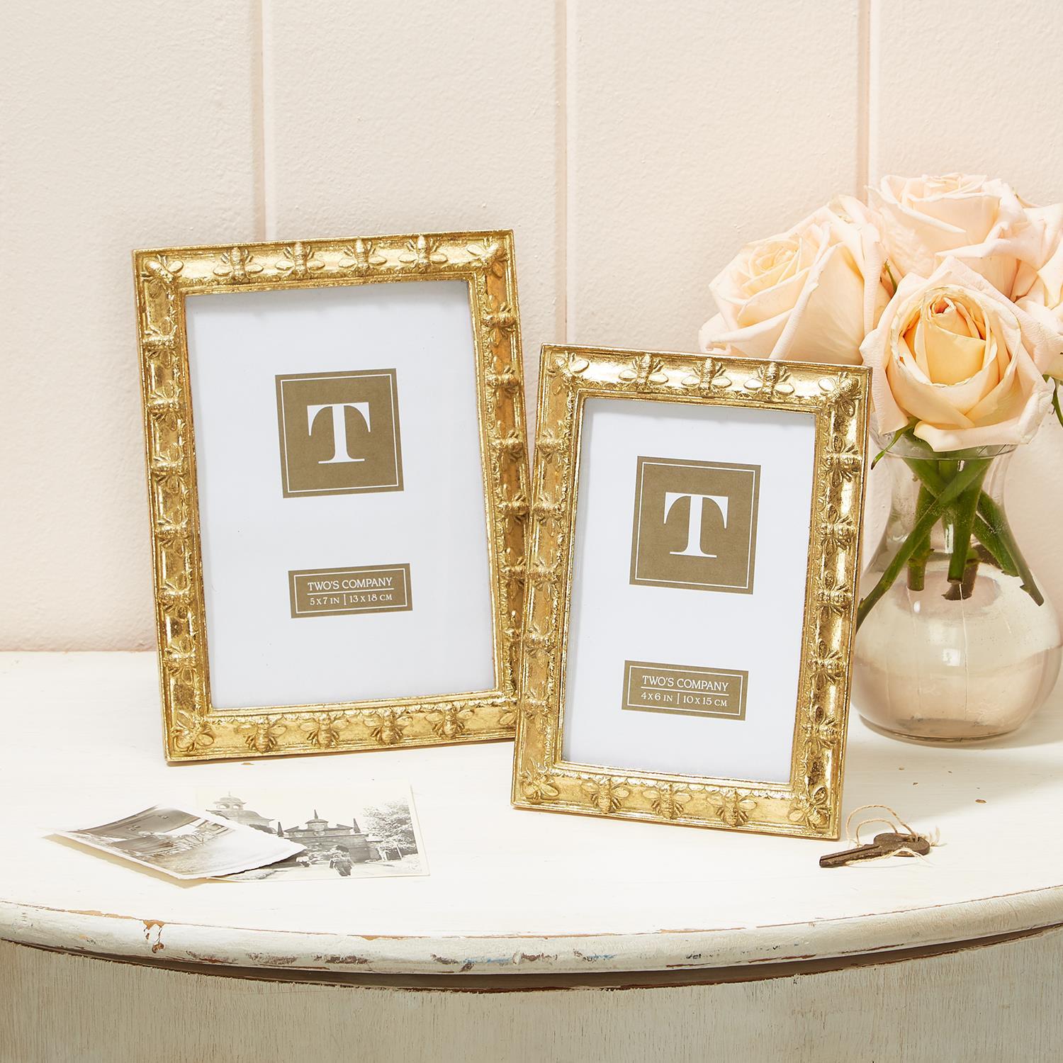 Bee-utiful Golden Bee Photo Frame